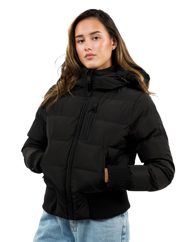 Tate Bomber Jas Dames True Black L