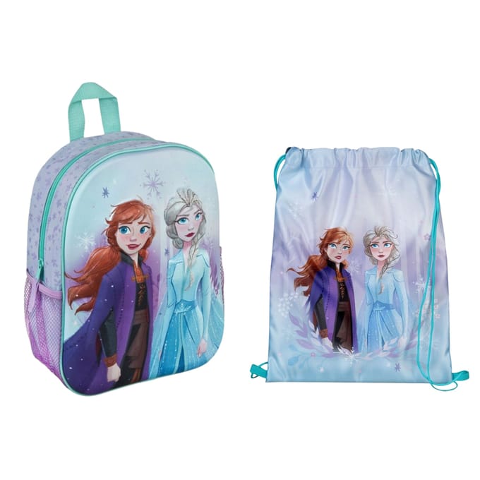Frozen tassenset; rugzak en gymtas