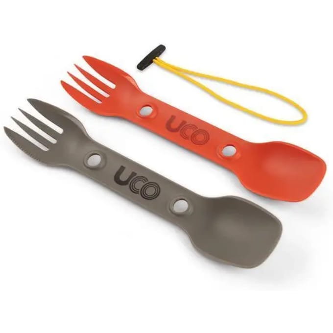 3-in-1 bestek lepel vork mes Uco Spork (x2)