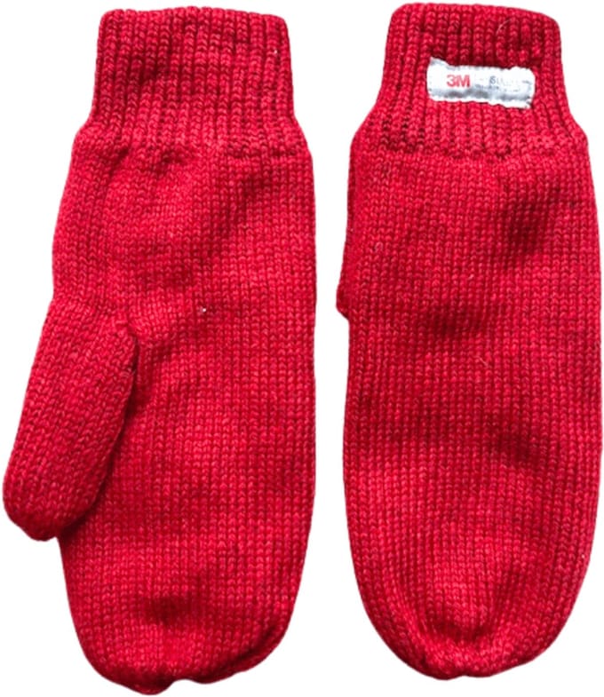Dames wanten - Winter want - Thinsulate - Wol - Rood - One size