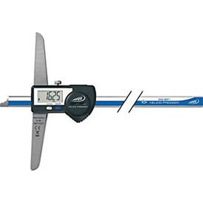 Diepteschuifmaat DIN 862 DIGI-MET IP67 200mm D.ausg.ger.Schiene