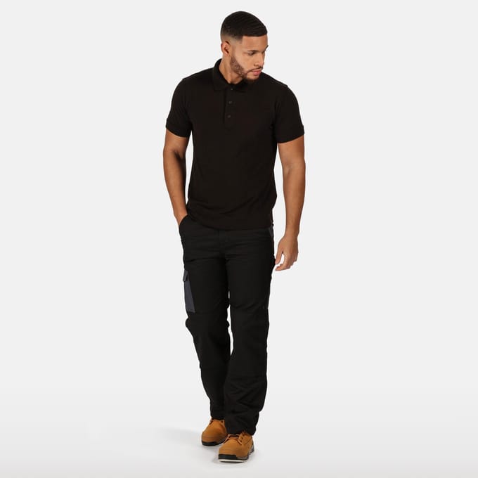 Regatta Klassiek Heren 65/35 Poloshirt met korte mouwen (Afdichting Grijs)