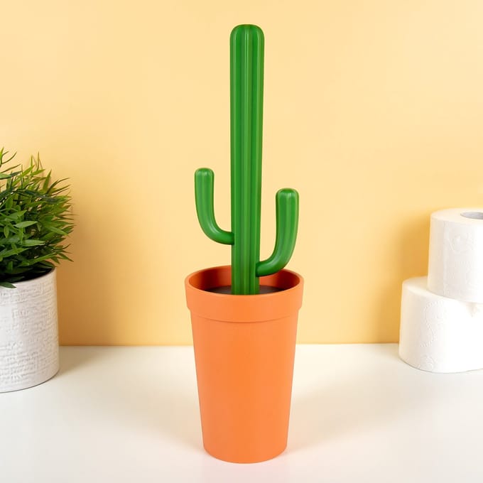 Qualy - Cacbrush Toilet Brush - orange/green