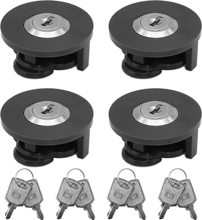 Dailygoods - 4-delige Stopcontactafdekking Kindveilig Slot