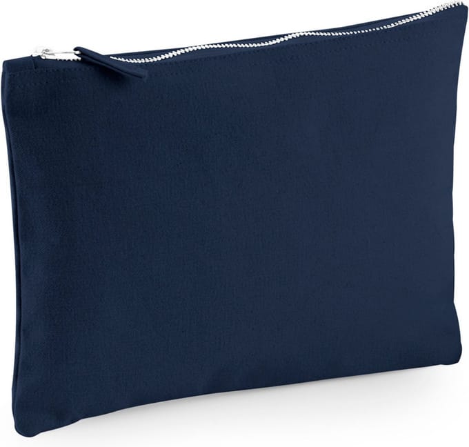 Westford Mill Canvas Accessory Pouch WM530 - Navy - M (22,5 x 16 cm)