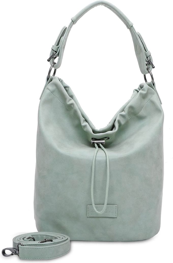 Fritzi aus Preußen Schoudertas Poppi04 Vintage Hobo Bag Lime Groene