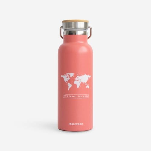 Woody Drinkbus Wereld Roze - Wit