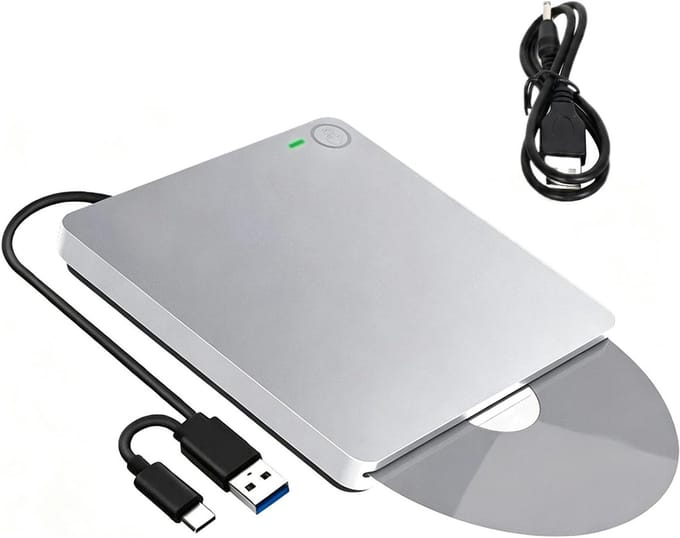 Externe Blu-ray Brander - Optische Drive - Multimedia Afspelen - Touch Slot Ontwerp - USB 3.0 - Zwart