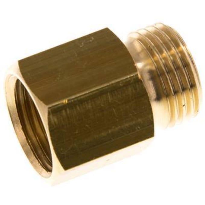 G 1/2'' F/M Messing Verlengstuk 16 Bar - 22 mm [2 Stuks]