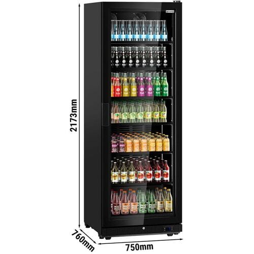 GGM Gastro Getränkekühlschrank - 739 Liter - rahmenloses Design - mit 1 Glastür