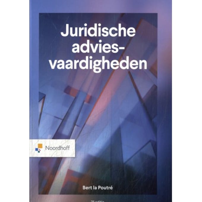 Juridische Adviesvaardigheden - B. La Poutré