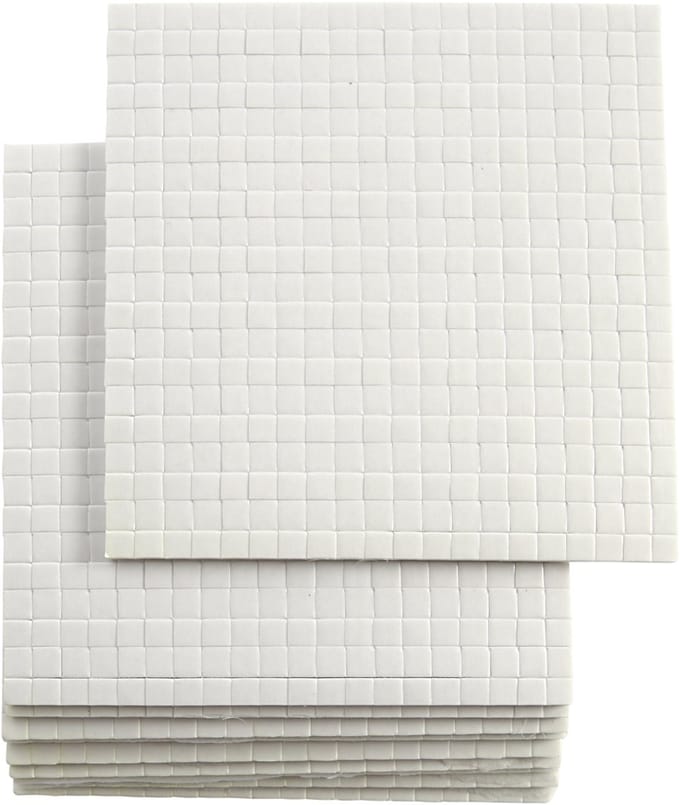 3D foam pads, afm 5x5 mm, dikte 2 mm, 10x400 stuk/ 1 doos