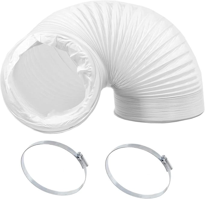 Universele Flexibele Afvoerslang voor Airconditioning 15 cm Diameter 3 Meter Inclusief Klemmen