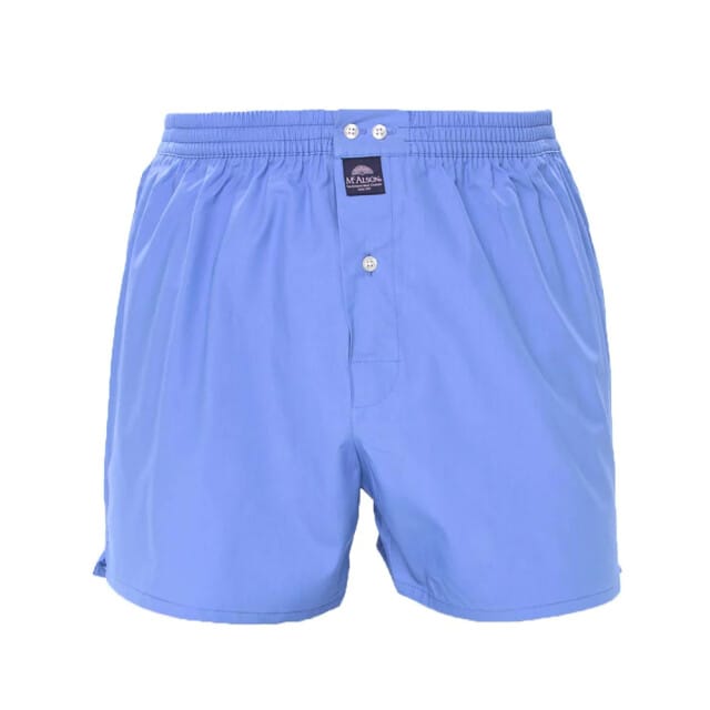 McAlson Boxershort Helder Blauw Lange Pijpen Los Model - XL