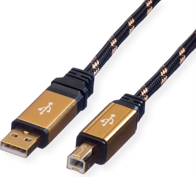 ROLINE GOLD USB 2.0 kabel, type A-B, 3 m