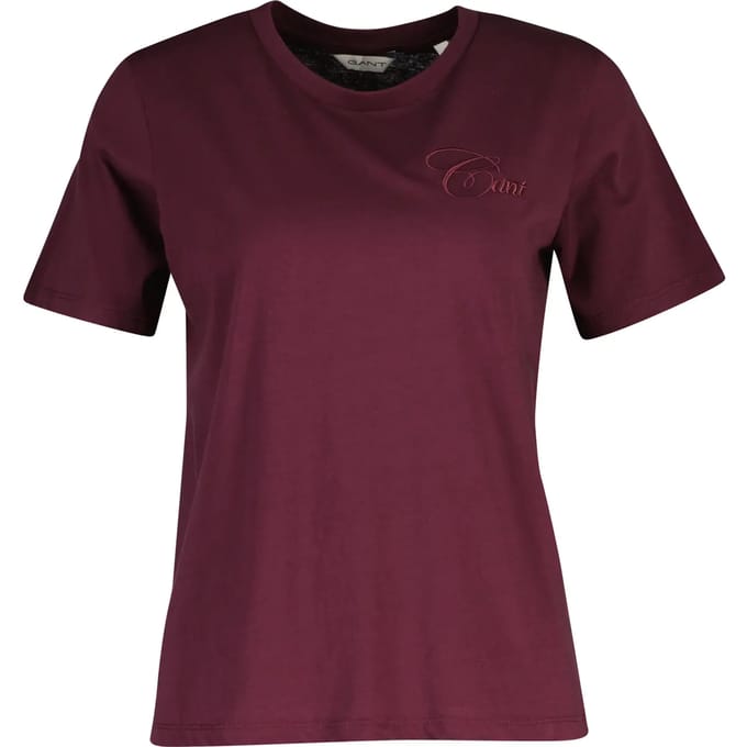 Dames T-shirt regular Gant Tonal Graphic