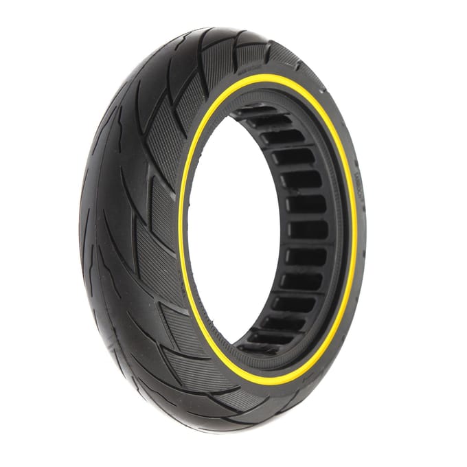 Banden 10X2.50 (60/70-6,5) PU Gele Lijn Onyx