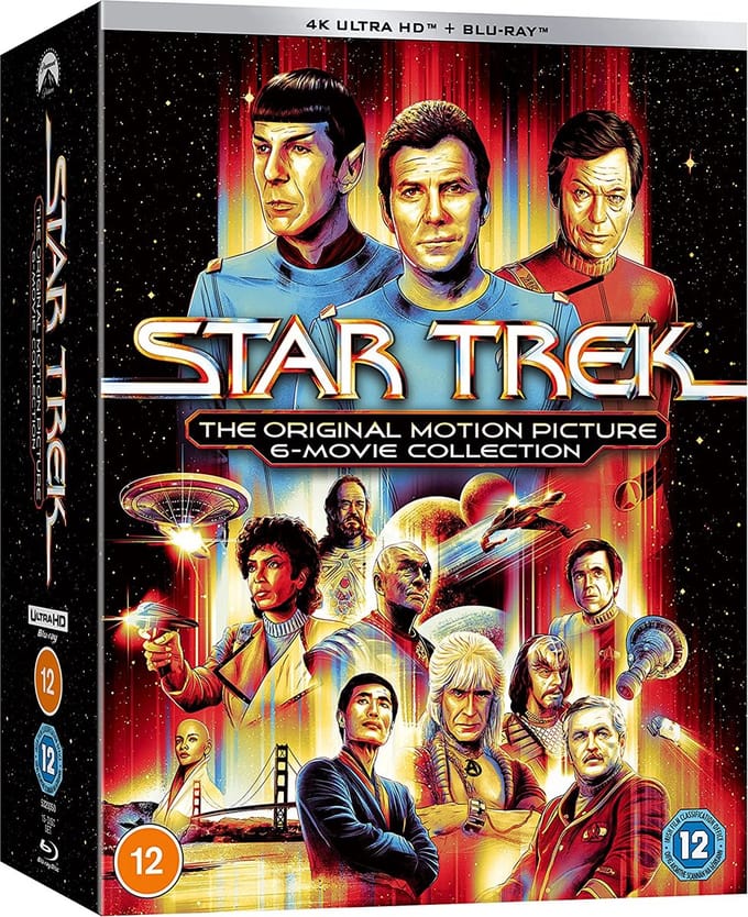 Star Trek The Original Motion Picture Collection (1-6) 4K UHD + blu-ray