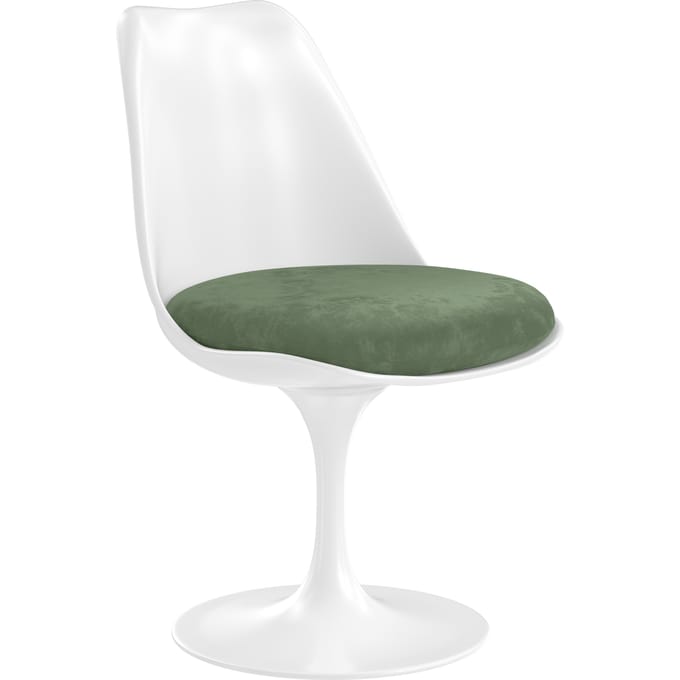 Knoll International Saarinen Tulip Stoel - Eva 140 - lago - wit