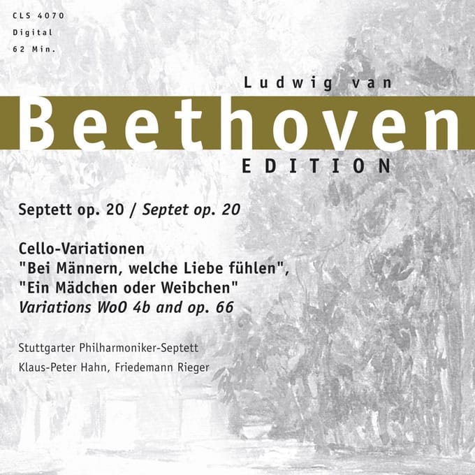 Septet Opus 20 Cello-Variat