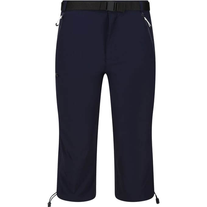 Regatta Heren Xert Stretch III Stretch Active Capri Shorts (Marine)