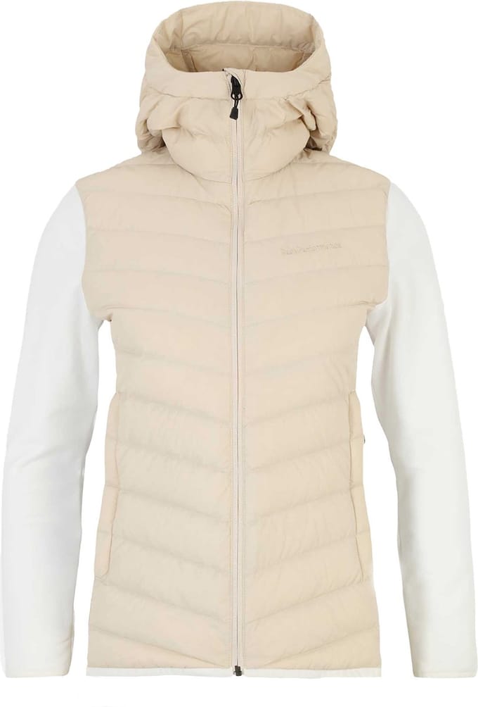 PEAK PERFORMANCE W FROST DOWN HYBRID HOOD Sand fog-L
