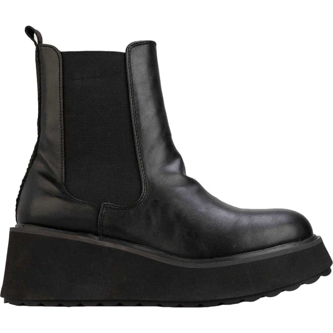 Rocket Dog Dames/Dames Heyday Platform Enkellaarsjes (Zwart)
