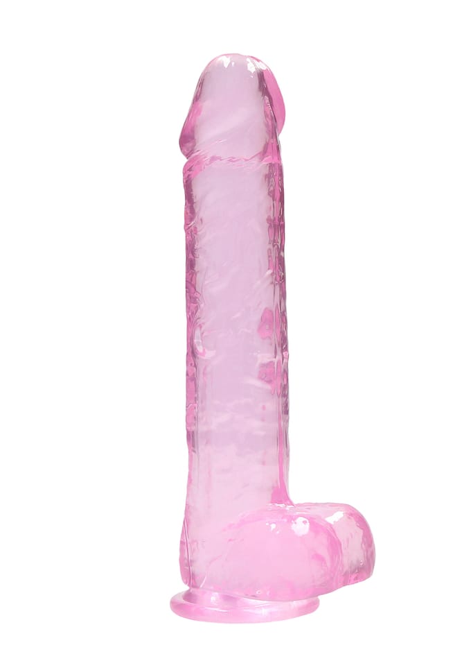 Shots - RealRock Realistische Dildo met Ballen - 25,4 cm pink