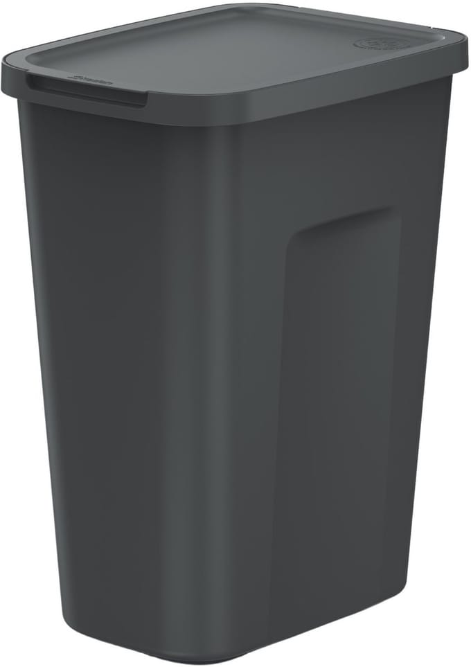 Keden - Afvalemmer - Prullenbak - inhoud 35 liter - COMPACTA Q PLUS - Zwart