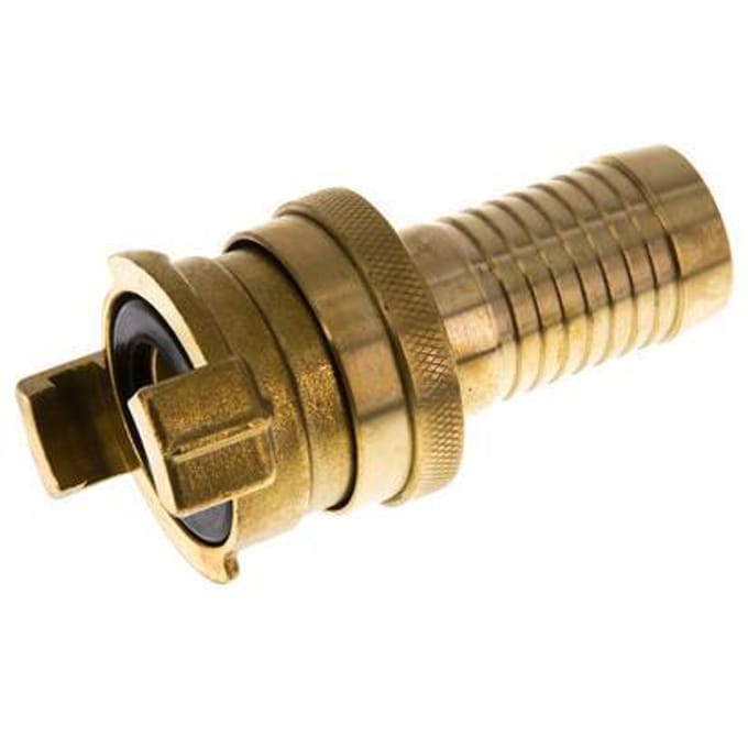 25 mm (1'') Slangpilaar Veiligheid Messing GEKA Tuinslangkoppeling