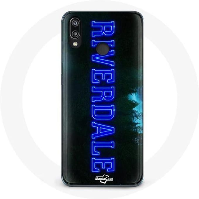 Coque pour Huawei P20 Lite - Riverdale - Logo bleu - Souple - Protection - Mixte bleu