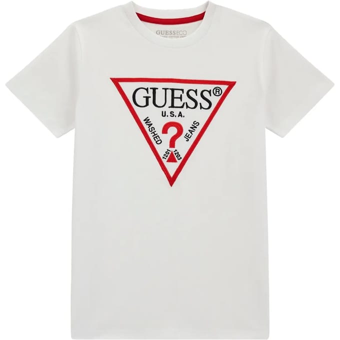 T-shirt 100 % katoen kind Guess
