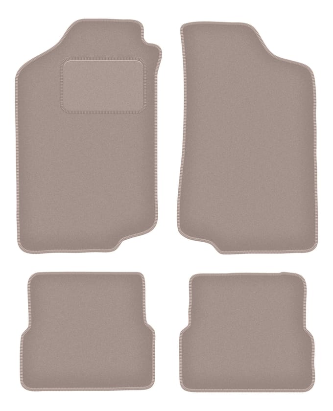 Beige veloursmatten voor: Volkswagen Jetta II sedan (1984-1992)