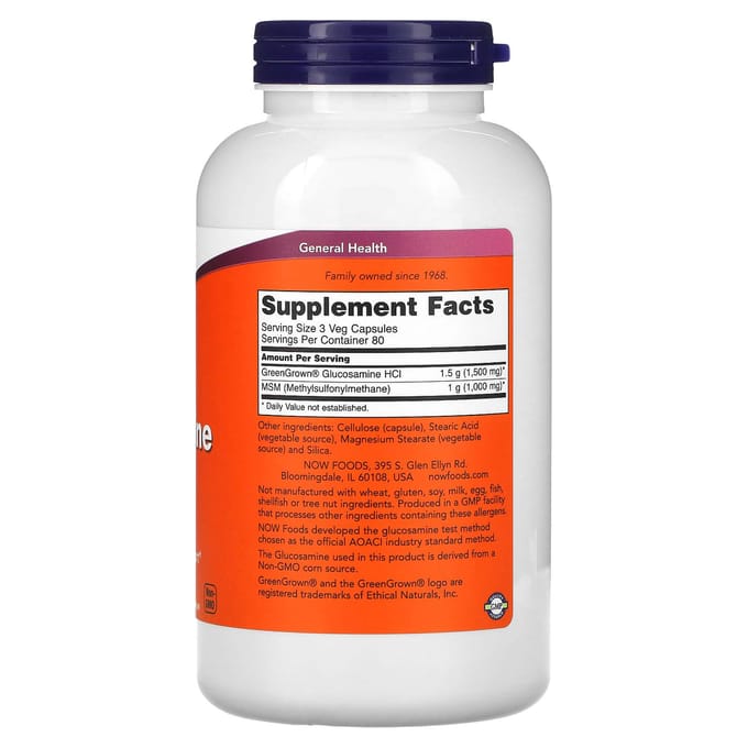 Glucosamine & MSM - 240 v-caps