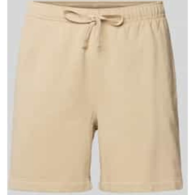 Regular fit sweatshorts met tunnelkoord