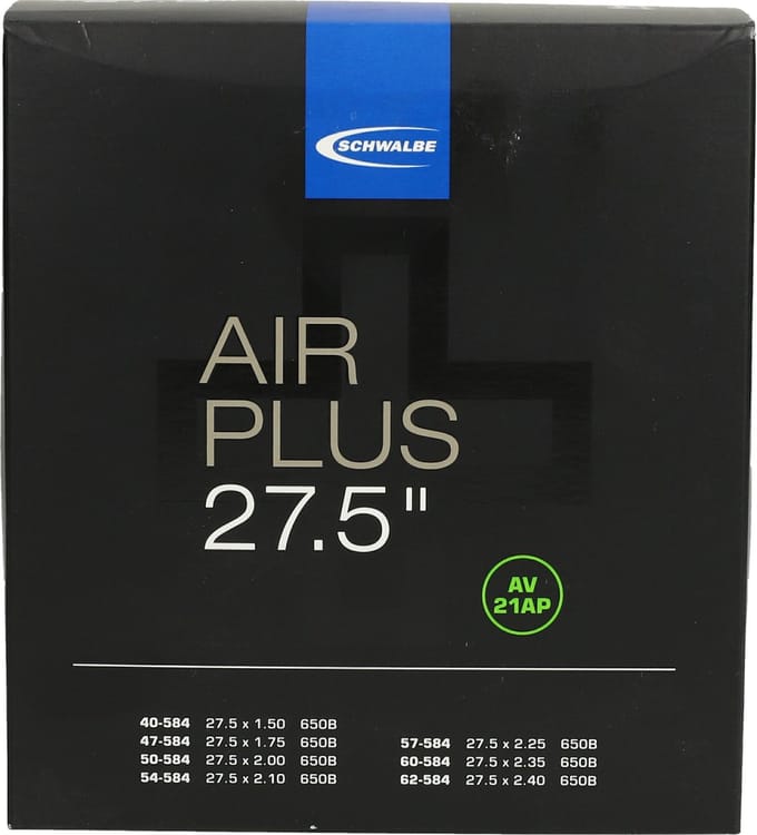 Schwalbe Air Plus binnenband AV14AP 27.5 inch ETRTO 40/62-584 Auto/Schrader ventiel