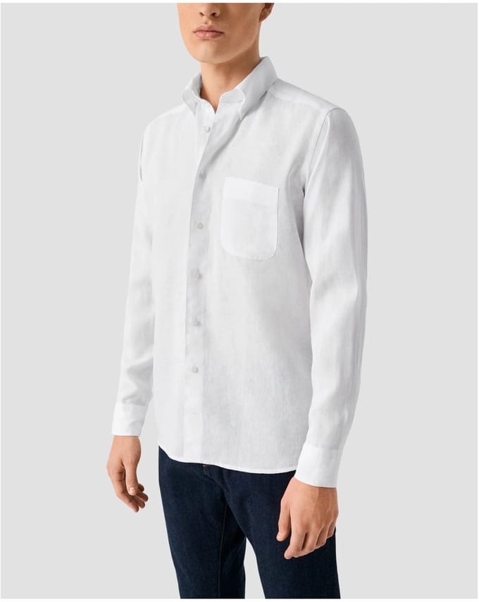 Eton - Overhemd Wit Eton Lange Mouw Overhemd Wit 100004200