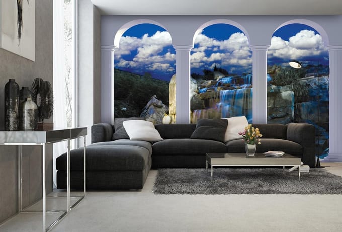 Poster | Blauw | 104 x 70,5 cm