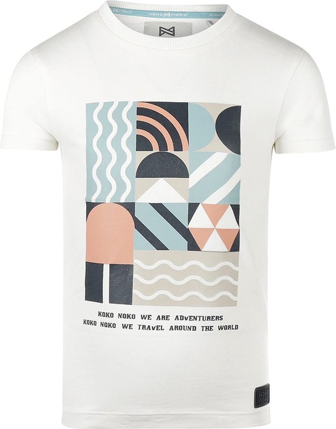 Koko Noko Jongens T-shirt - Off white