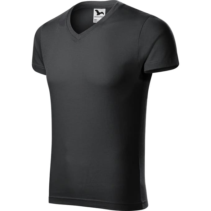 T-shirt met V-hals Malfini Slim 146