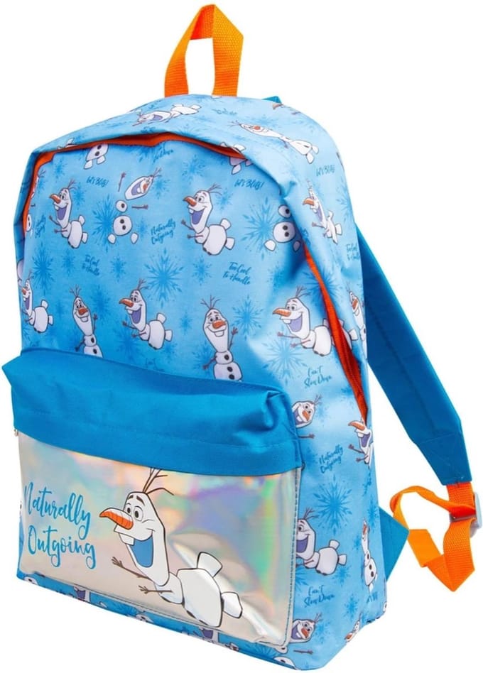 Frozen 2 Olaf rugtas - Metallic - Blauw - 38 x 28 x 10,5 cm
