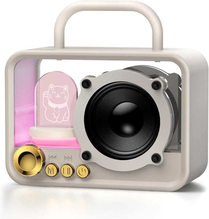 Draagbare Bluetooth Speaker - Wit - Waterdicht & Draadloos