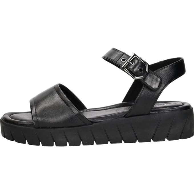 Tamaris - Sandalen Plat Zwart 39