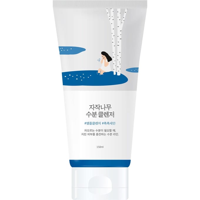 ROUND LAB Berkensap vochtinbrengende reiniger 150 ml white