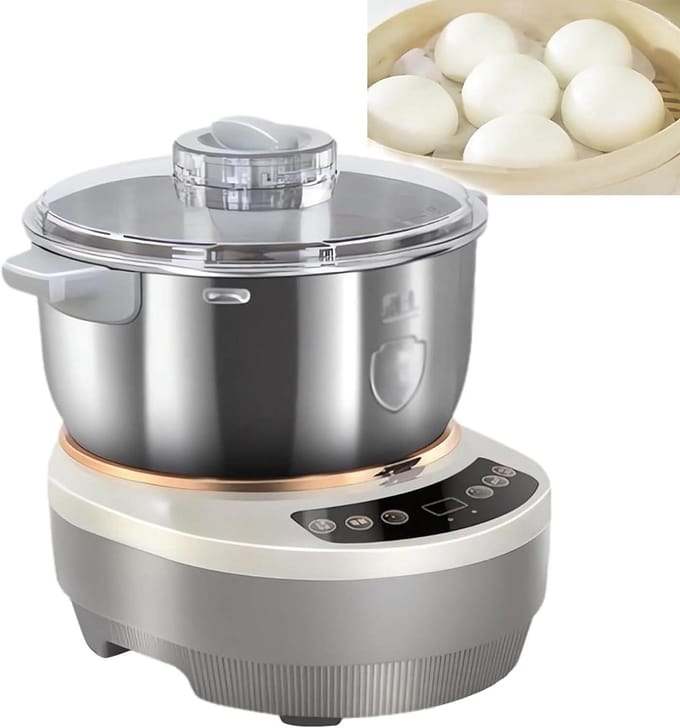 Kneedmachine - Deeg Mixer - Bakken Thuis - Constante Temperatuur - 7L Capaciteit - Wit