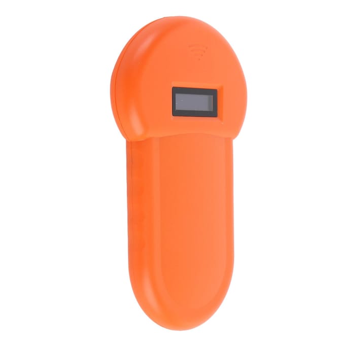Scanner de Microchip pour Animaux de Compagnie 134.2khz Multifonction Rechargeable par USB Lecteur Scanner d'Étiquette Animale pour Porcs white