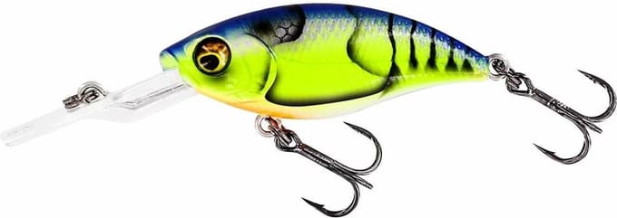 Westin BuzzBite Crankbait 4cm 4Gr Low Floating Chartreuse Blue