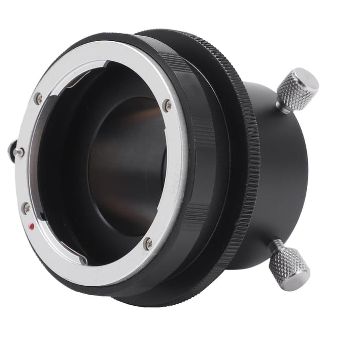 Macro Lens Adapter voor Nikon F Lensvatting naar 1.25in Oculair Telescoop Camera Adapter black