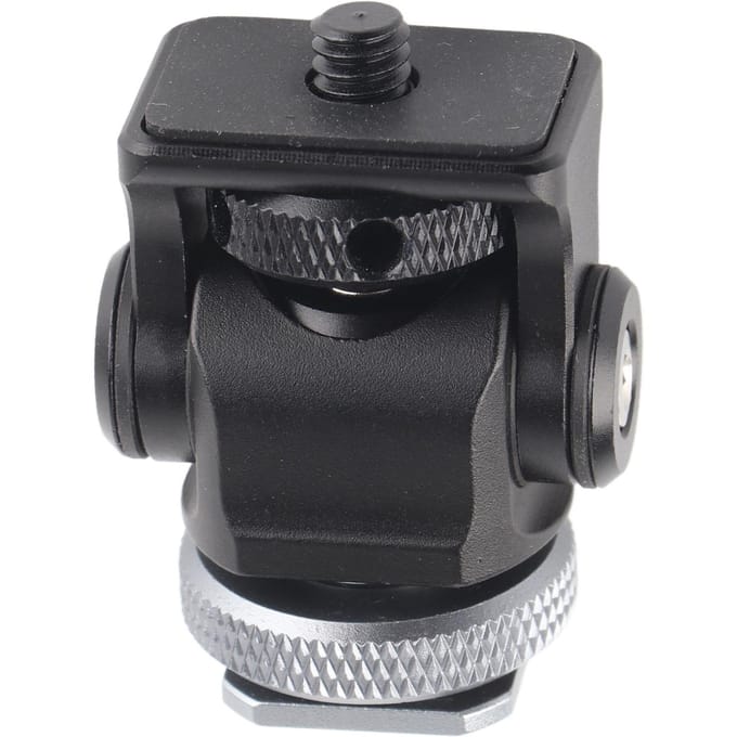 Hot Shoe Mount Monitor Flitser Microfoonhouder 14   Schroef Camera Accessoire