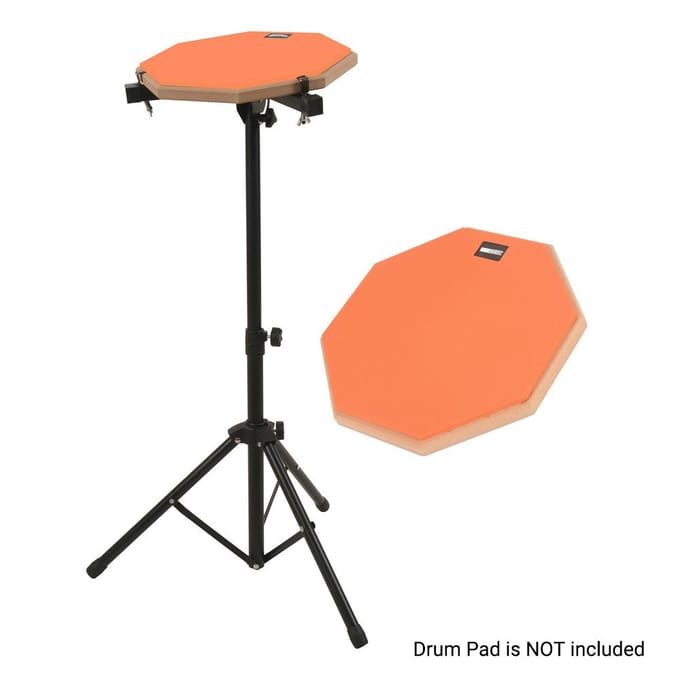 11-inch 12-inch Mute Drum Beugel Domme Drum Stand Drum Pad Percussie Silencer Pad Houder Praktijk zwart